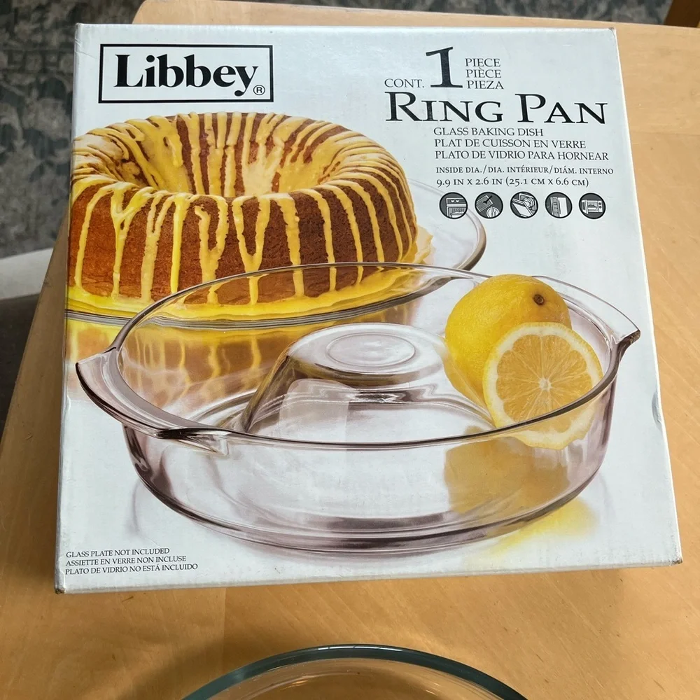 Libbey Clear Glass Baking Ring